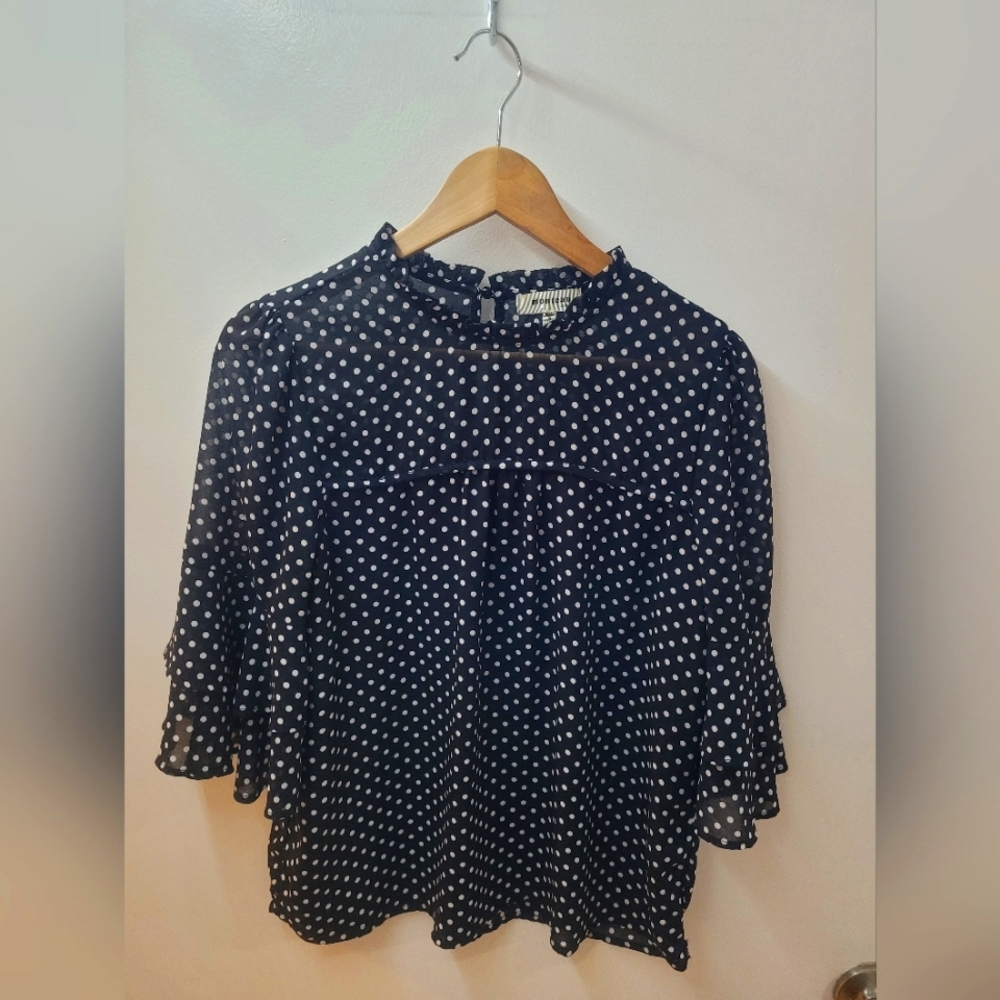 Polka-dot shirt